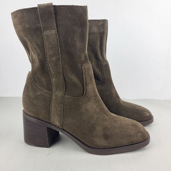 Steve Madden Romney Ankle Boots Suede Size 7.5 - Picture 3 of 16